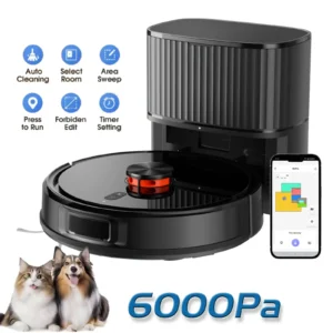 Robot Vacuum Cleaner with Mop LiDAR Navigation