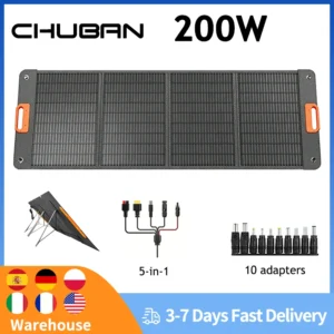 200W Foldable Solar Panel Kit Portable