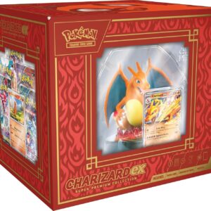 Pokemon TCG Premium Collection Box - 8 Packs + Figure