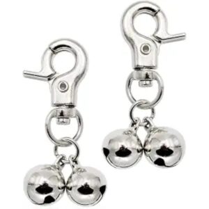 Dog Collar Bells - 2 Pack Stainless Steel Bell Necklace