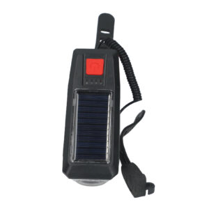 Solar Power Bike Light & Horn - Rechargeable for Night Riding