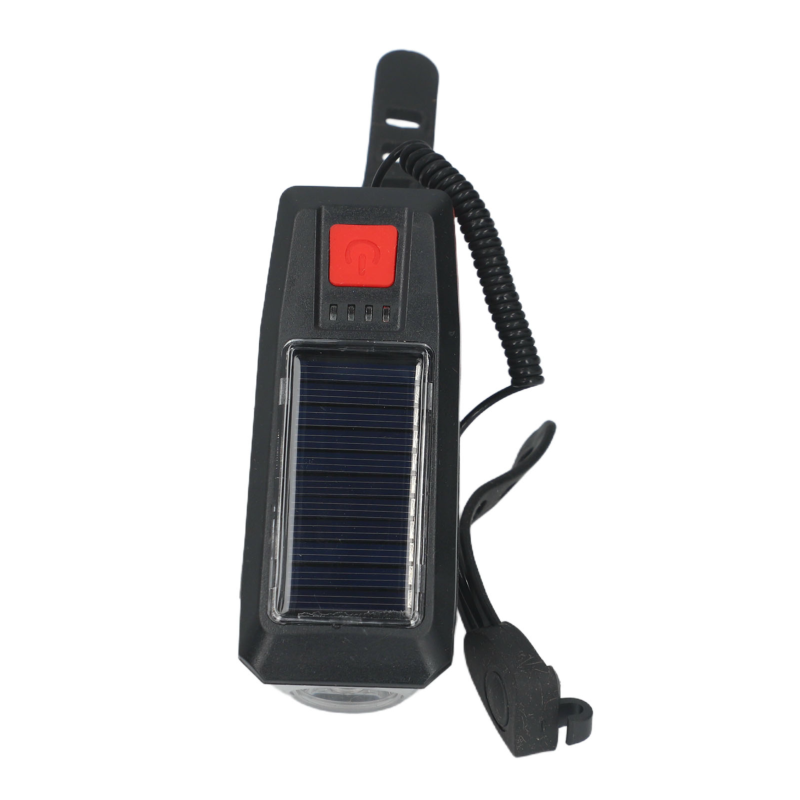 Solar Power Bike Light & Horn - Rechargeable for Night Riding