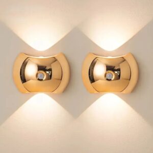 4-Pack LED Wall Light with Motion Sensor - Rechargeable Magnetic Sconce