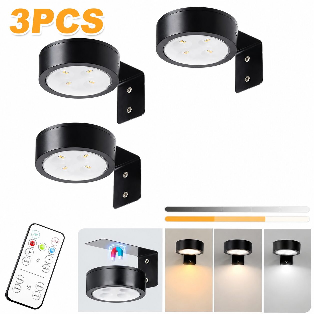 Wall Picture Light - 3 Mode Magnetic Art Display Light - Image 3