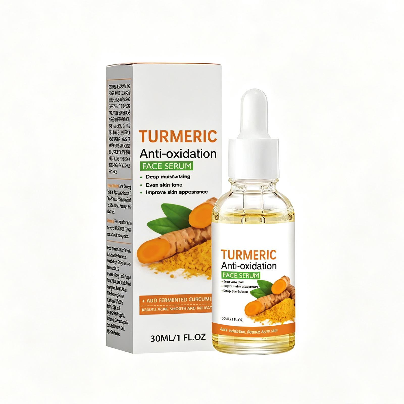 Turmeric Anti-Oxidation Face Serum - 30ml Hydrating Brightening