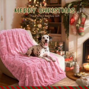 Small Dog Blanket - Washable Fluffy Pet Bed Cover