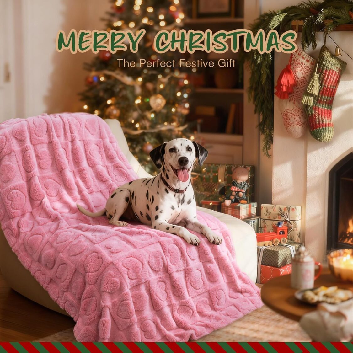 Small Dog Blanket - Washable Fluffy Pet Bed Cover