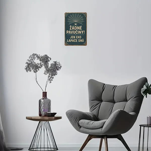 Vintage Metal Wall Decor - Humorous Life Quote Sign - Image 5