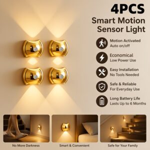 LED Modern Indoor Wall Light - Motion Sensor 3-Color Modes