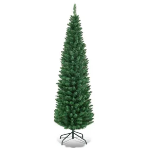 5ft Slim Pencil Christmas Tree - Space-Saving Design