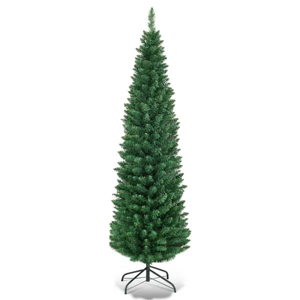 5ft Slim Pencil Christmas Tree - Space-Saving Design