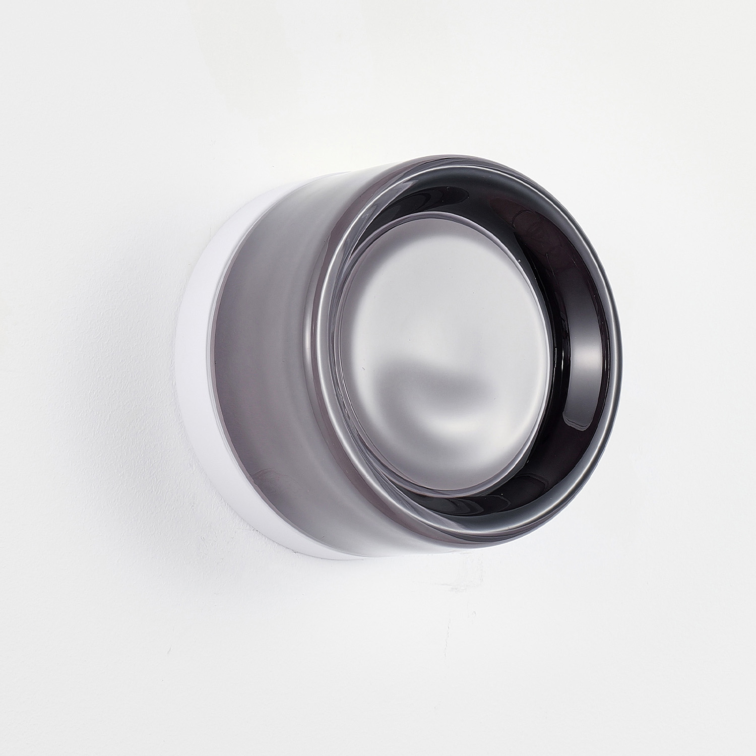 Minimalist Round Wall Light - LED Glass Shade Sconce