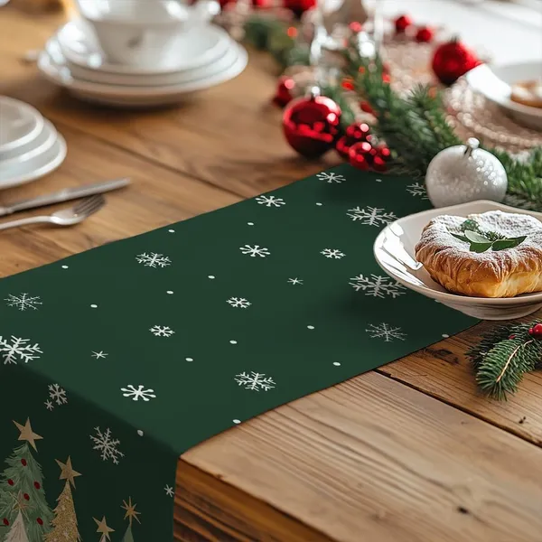 Christmas Table Runner - 13x72" Holiday Decor - Image 4
