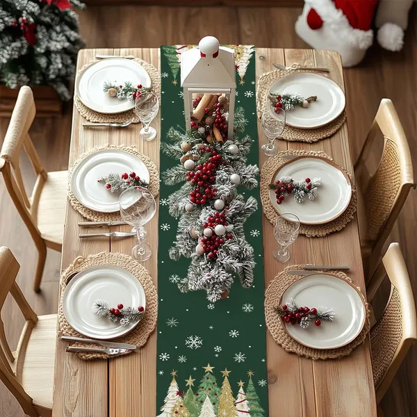 Christmas Table Runner - 13x72" Holiday Decor