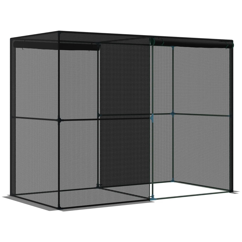 Crop Cage Plant Protection Tent - 8x4x6ft with Zippered Doors - Image 4