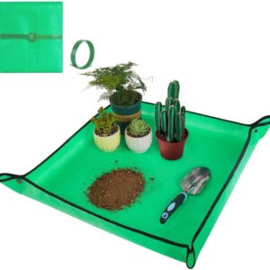 Waterproof Repotting Mat Foldable Indoor Plant Potting Tray For Gardening