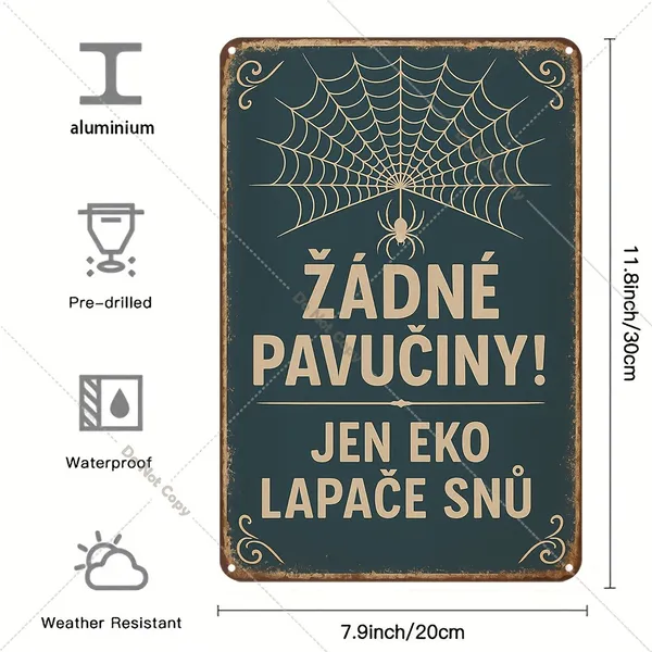 Vintage Metal Wall Decor - Humorous Life Quote Sign - Image 4