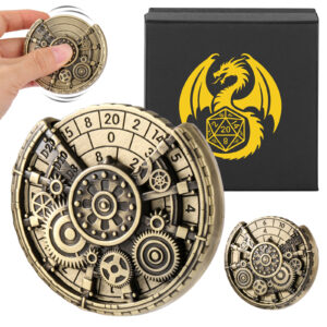 Time Gear Dice Wheel Gift Box - Fingertip Gyro Retro DND Dice