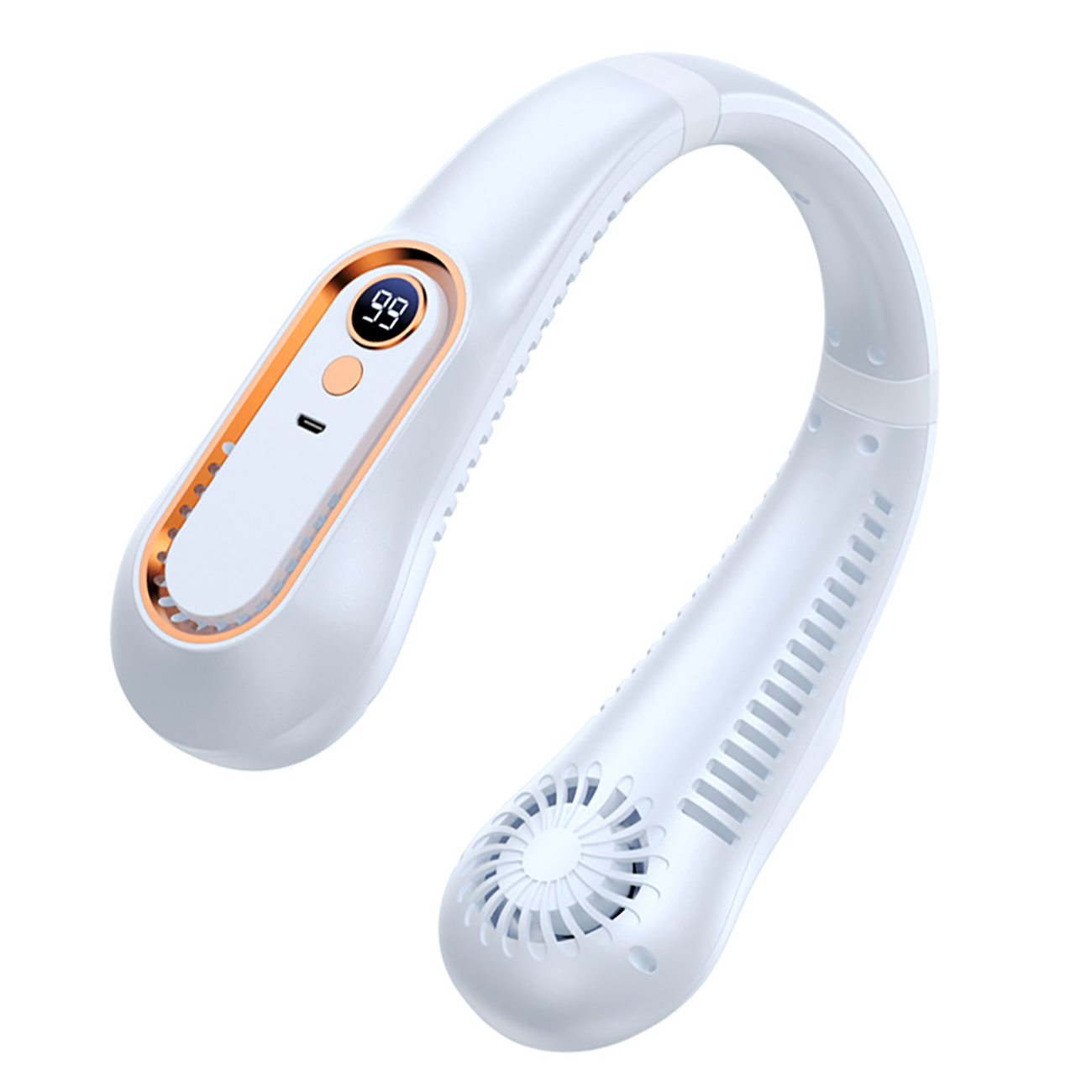 Portable Neck Fan - USB Rechargeable Bladeless Cooling Fan