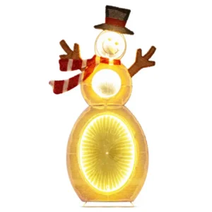 Lighted Snowman Decoration - LED Christmas Outdoor Decor