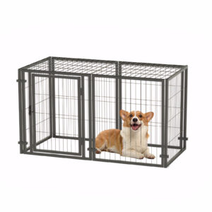 Foldable Dog Crate - Indoor/Outdoor Puppy Playpen