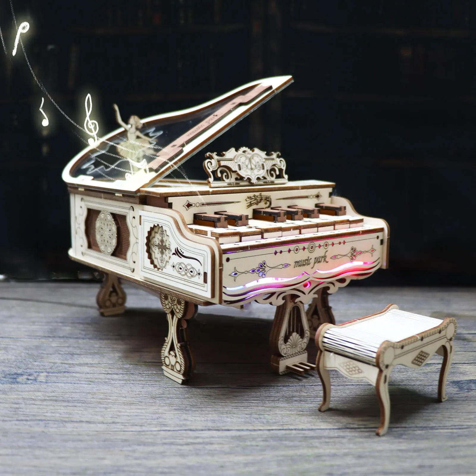 Magic Piano Music Box 3D Wooden Puzzle