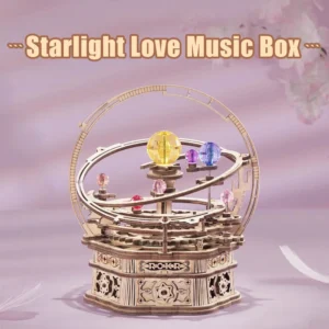 Starry Night Music Box 3D Wooden Puzzle