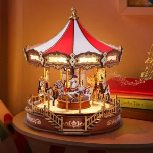 Swing Ride Music Box 3D Wooden Puzzle